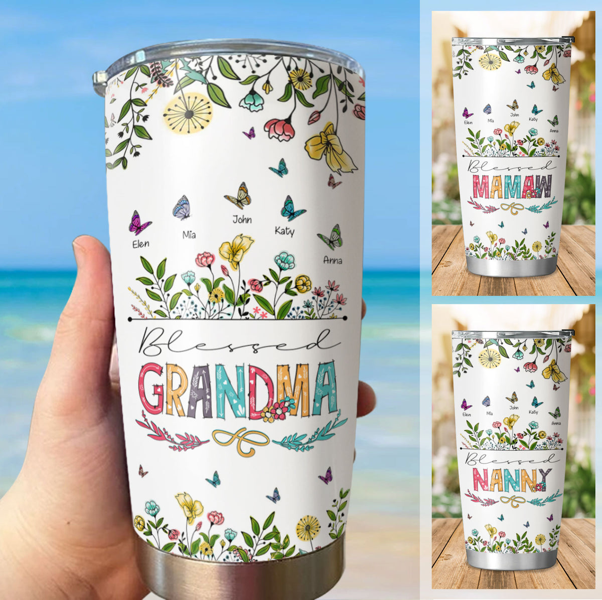 Personalized Grandma Tumbler HP09JUN23HL03