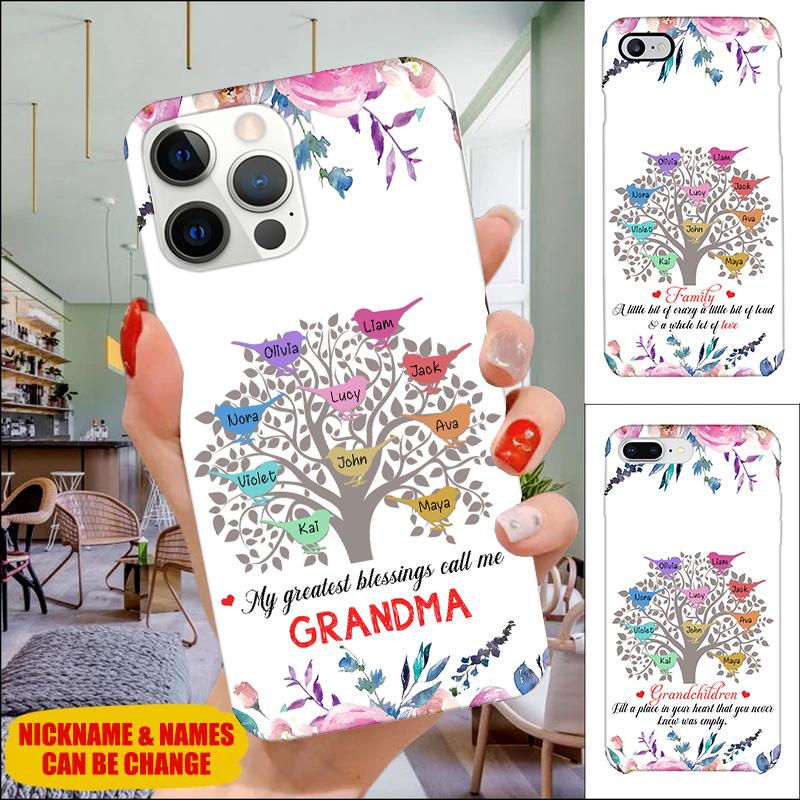 Family A Whole Of LOVE Grandma,Mommy, Nana, Auntie Personalized Phone Case Phone case FUEL