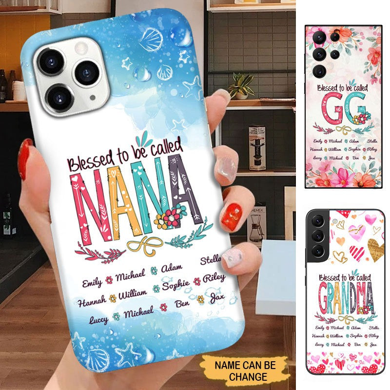 Blessed to be called Nana Mommy Auntie Personalized Phone case SC0420 Phone case FUEL