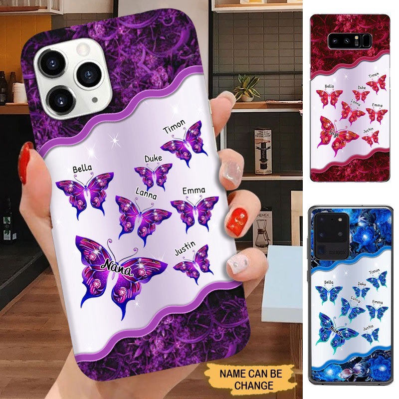 Butterfiles Grandma with Grandkids Phone case Phone case FUEL