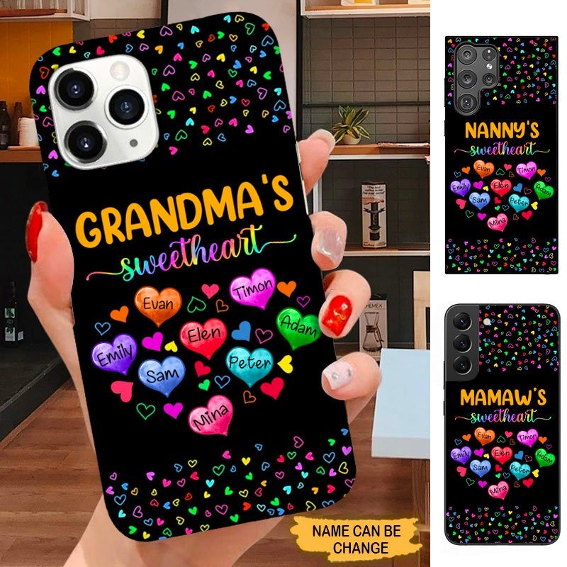 Grandma Sweetheart Nana Mommy Personalized Phone case SC121015 Phone case ShinyCustom Phone Case