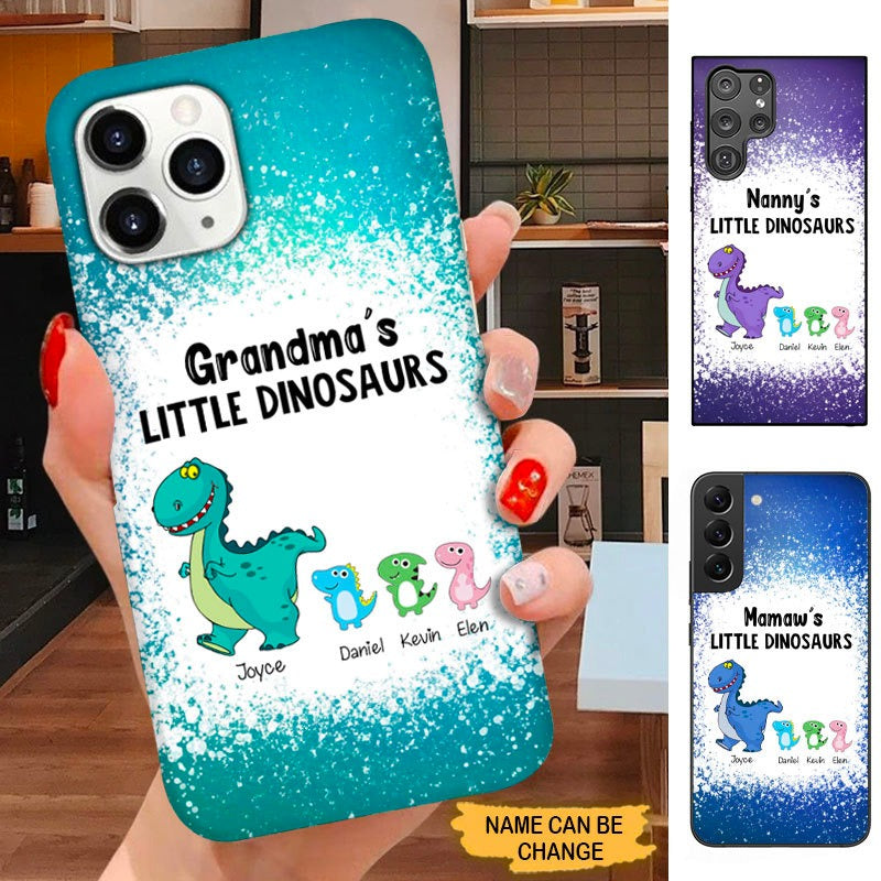 Grandma's Little Dinosaurs Mommy Auntie Personalized Phone Case SC25106 Phone case ShinyCustom Phone Case