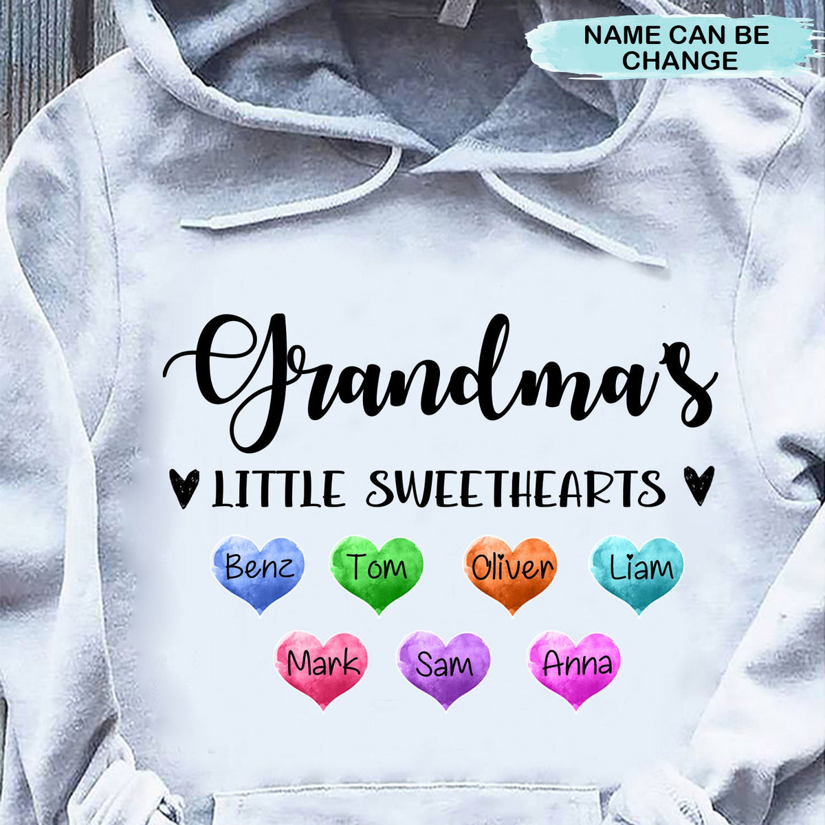 Grandma's Little Sweethearts Personalized Shirt 2D Hoodie Dreamship