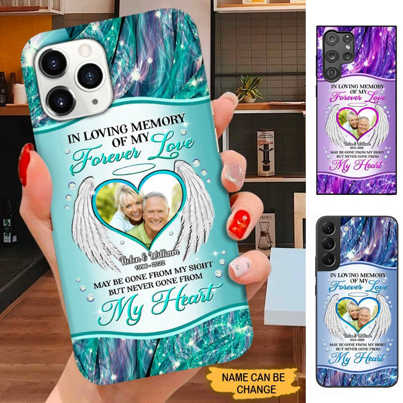In Loving Memory of my Forever Love Memorial Photo Upload Personalized Phone case SC211014 Phone case ShinyCustom Phone Case