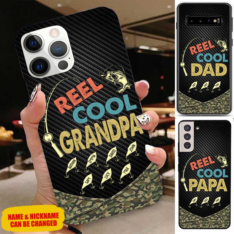 Reel Cool Grandpa, Papa, Dad Personalized Phone case Phone case FUEL