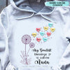 My Greatest Blessings call me Grandma,Mommy, Nana, Auntie Dandelions Personalized Hoodie Shirt SC2493 Apparel ShinyCustom 