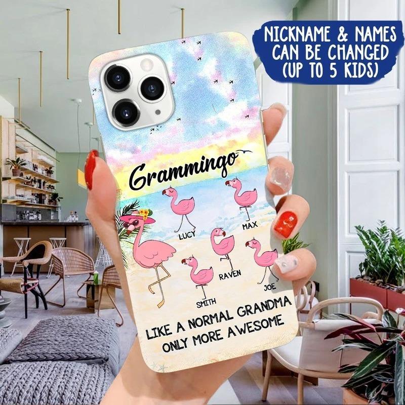 Grammingo like a normal Grandma only more awesome Personalized Phone case NLA30JUN21SH1v2 Phone case FUEL