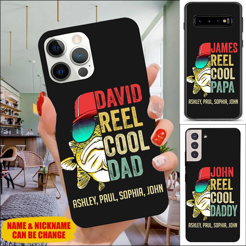 Reel Cool Dad, Grandpa, Papa fishing Personalized Phone Case Phone case FUEL