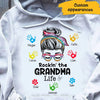 Rocking The Grandma Life Mommy Auntie Personalized Hoodie Shirt SC121101