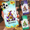 Sunflower Gnome Butterflies Grandma With Grankids Personalized Grandma Phone Case SCMAY2204 Phone case FUEL 
