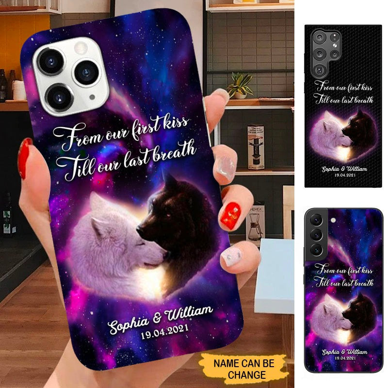 Wolf From Our First Kiss Couple Personalized Phone case SC1696 Phone case ShinyCustom Phone Case