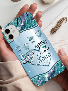 Blessed to be called Grandma Nana Nanny Mimi Personalized Phone case SC2267