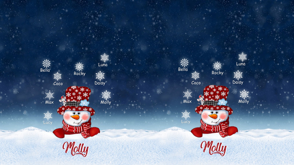 Snowman Grandma Nana Mimi Mom Personalized Tumbler SC2404104