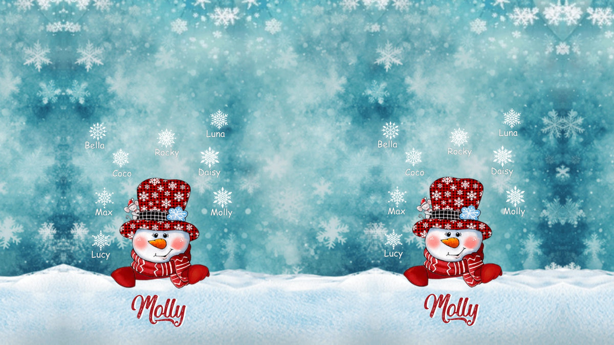 Snowman Grandma Nana Mimi Mom Personalized Tumbler SC2404105