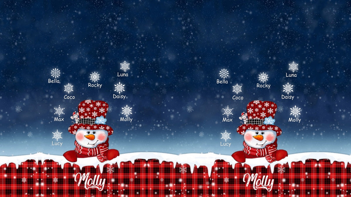 Snowman Grandma Nana Mimi Mom Personalized Tumbler SC2404103