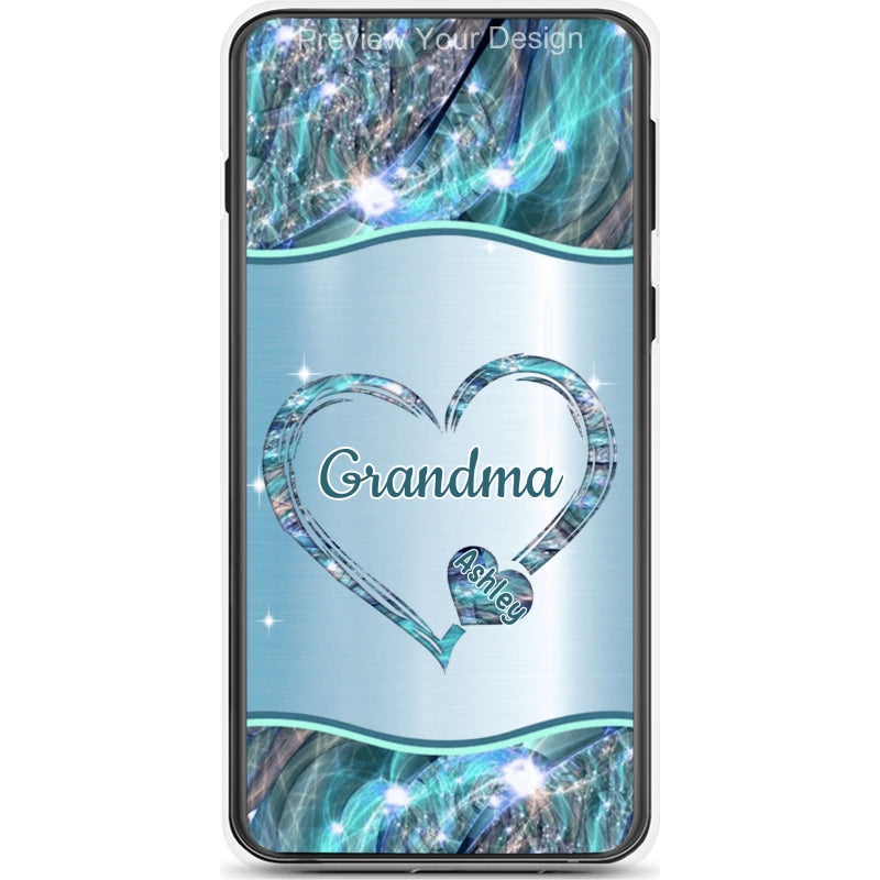 Hearts Grandma Nana Mimi Gigi Personalized Tough Case SC7054TC02