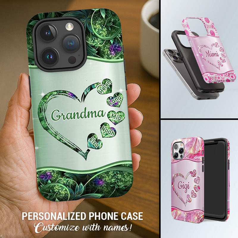 Hearts Grandma Nana Mimi Gigi Personalized Phone case SC7054V3