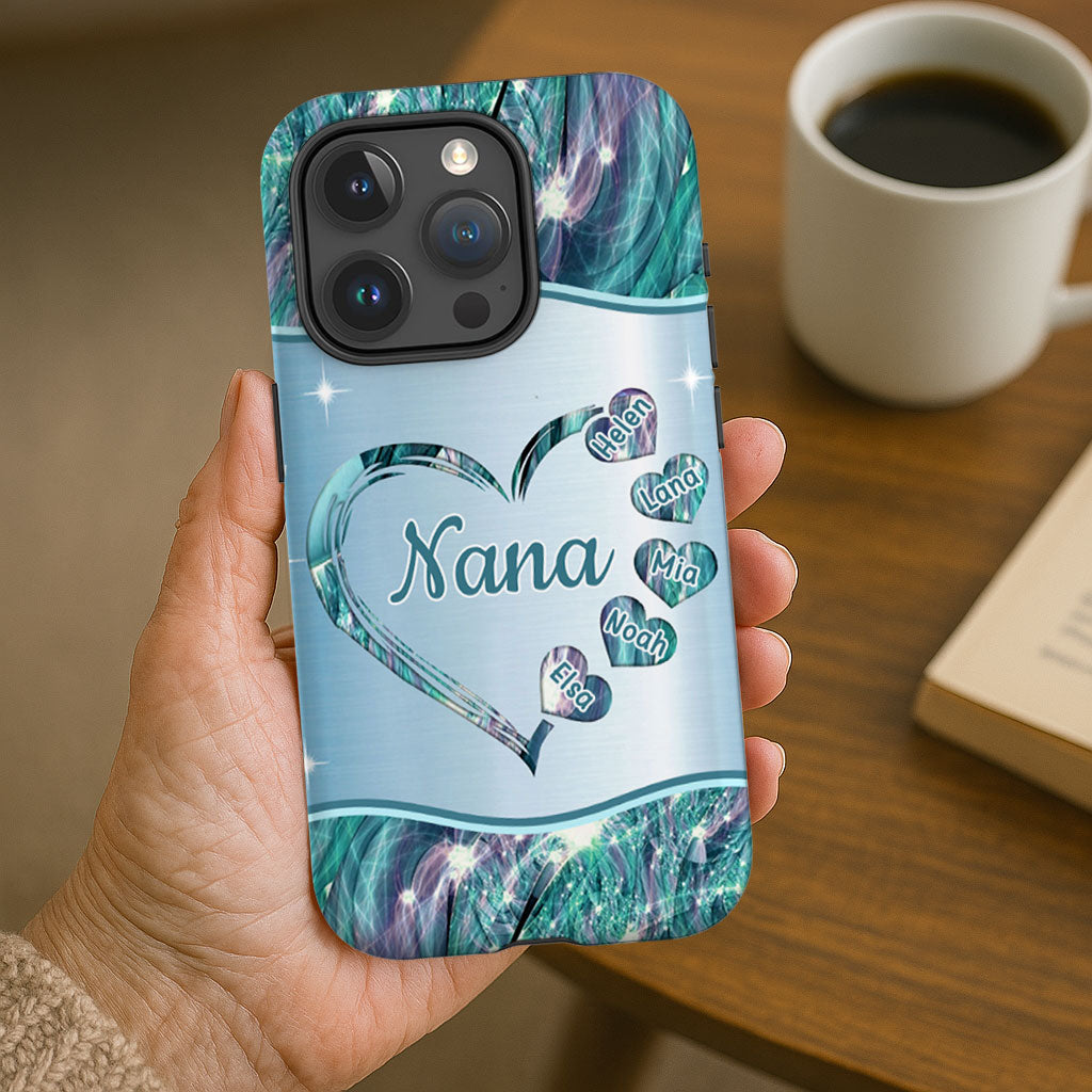 Hearts Grandma Nana Mimi Gigi Personalized Tough case SC7054V3P