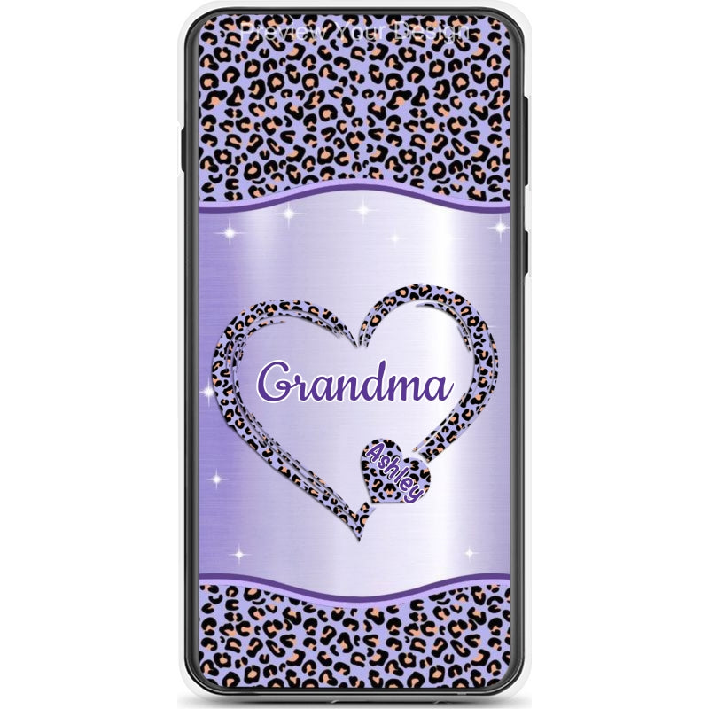 Hearts Grandma Nana Mimi Gigi Personalized Tough Case SC7054TC30