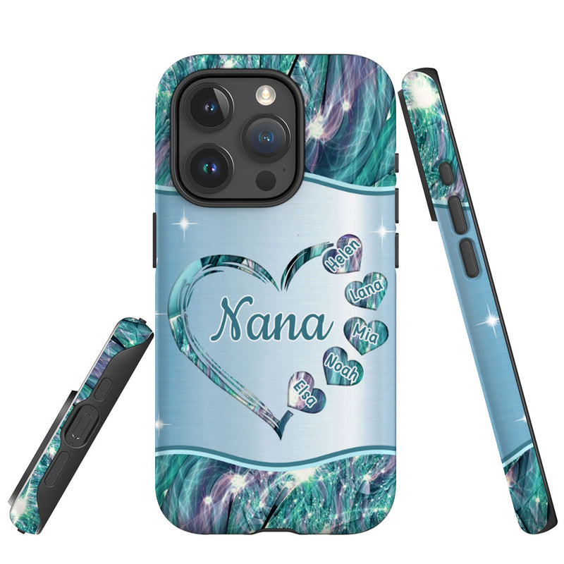 Hearts Grandma Nana Mimi Gigi Personalized Phone case SC7054V3