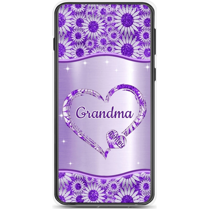 Hearts Grandma Nana Mimi Gigi Personalized Tough Case SC7054TC17