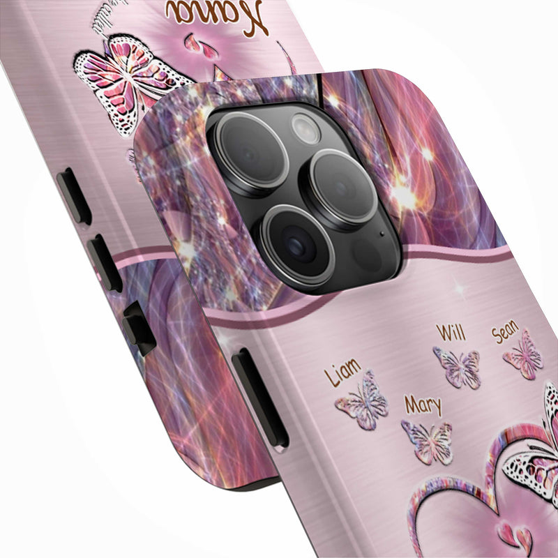 Butterflies Blessed to be called Nana Mimi Gigi Grandma Personalized Tough Case SC1762V3