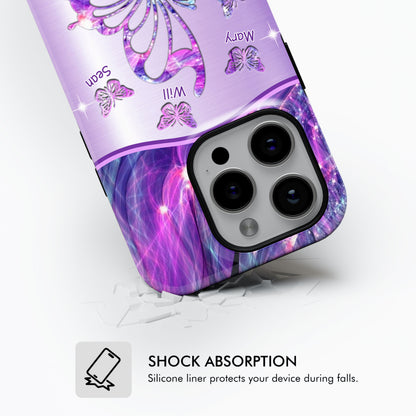 Butterflies Grandma Nana Mimi MOM Personalized Tough Case SC2265V3