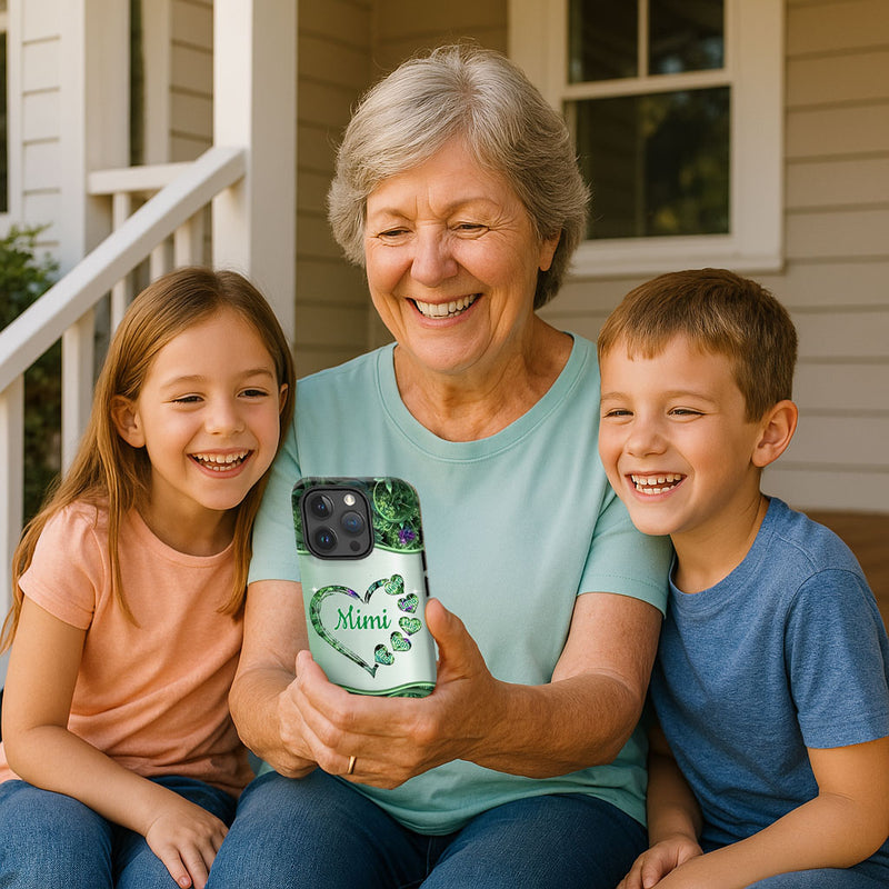 Hearts Grandma Nana Mimi Gigi Personalized Phone case SC7054V3
