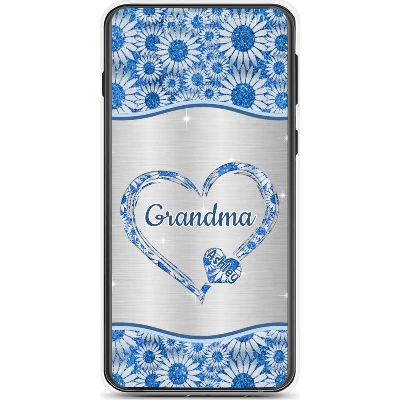 Hearts Grandma Nana Mimi Gigi Personalized Tough Case SC7054TC18