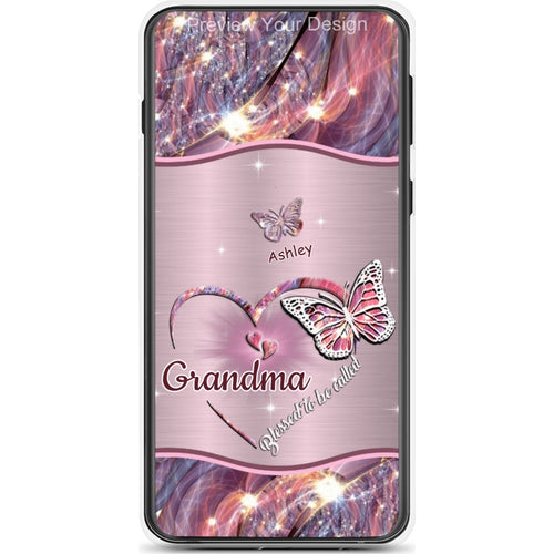Butterflies Blessed to be called Nana Mimi Gigi Grandma Personalized Phone Case SC1762-03