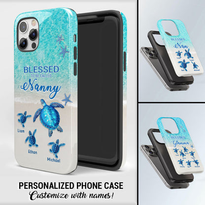 Turtle Happiness is Being Grandma Mommy Auntie Personalized Tough Case SC5272V3