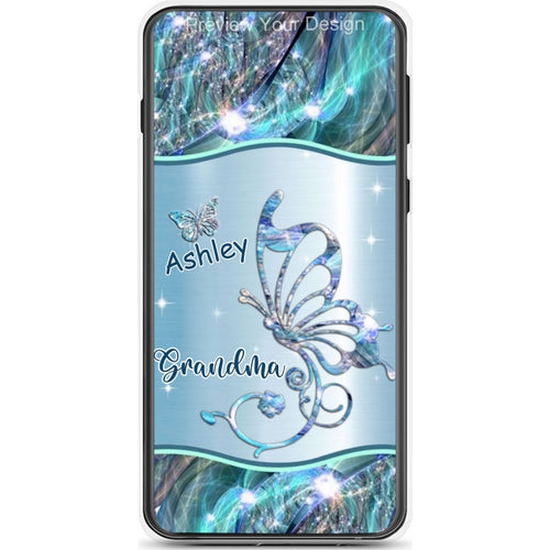 Butterflies Grandma Nana Mimi Mom Personalized Phone Case