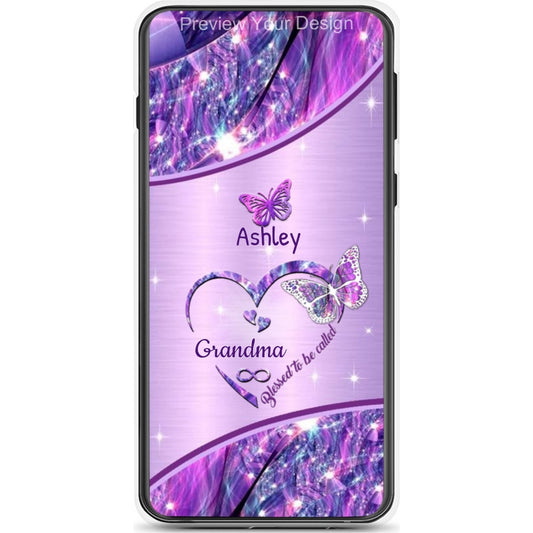 Butterfly Blessed To Be Called Mom Grandma Nana Mimi Gigi Auntie Personalized Phone Case SC261244001