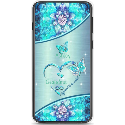 Butterfly Blessed To Be Called Mom Grandma Nana Mimi Gigi Auntie Personalized Phone Case SC261244016