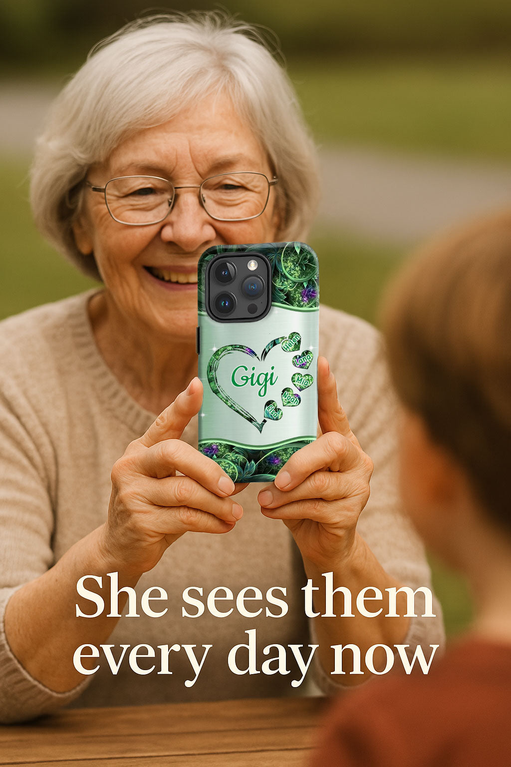 Hearts Grandma Nana Mimi Gigi Personalized Tough case SC7054V3P