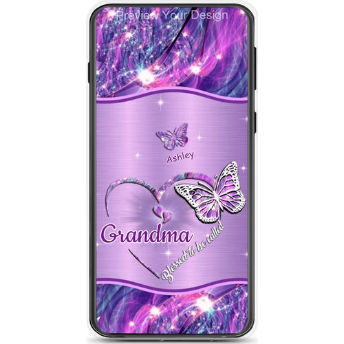 Butterflies Blessed to be called Nana Mimi Gigi Grandma Personalized Phone Case SC1762-02