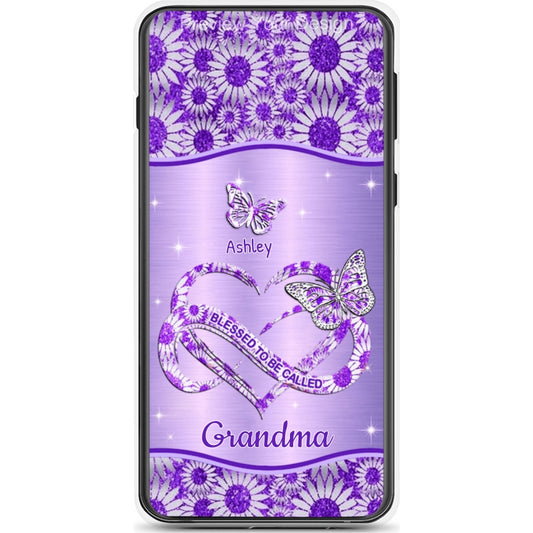 Butterfly Blessed To be called Grandma Nana Mimi Mommy Personalized Phone Case