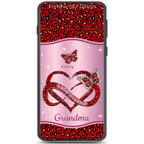 Butterfly Blessed To be called Grandma Nana Mimi Mommy Personalized Phone Case