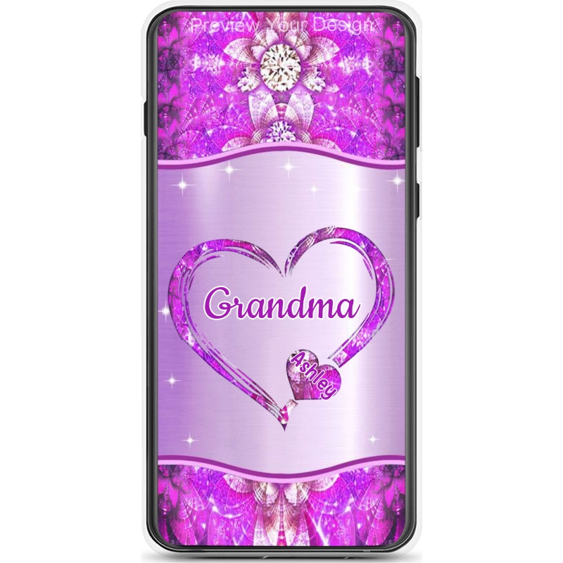 Hearts Grandma Nana Mimi Gigi Personalized Tough Case SC7054TC23