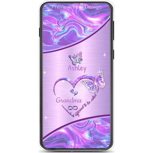 Butterfly Blessed To Be Called Mom Grandma Nana Mimi Gigi Auntie Personalized Phone Case SC261244020