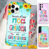 Blessed to be called Mom Grandma and Great Grandma Nana Mimi Gigi Auntie Personalized phone case SC2512425