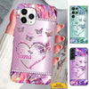 Butterfly Blessed To be called Mom Grandma Nana Mimi Gigi Auntie Personalized phone case SC2412431