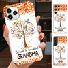 Butterfly Blessed to be called Grandma Nana Mimi Mom Auntie Personalized Phone Case SC241091