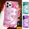 Butterfly Blessed to be called Grandma Nana Mimi Mom Auntie Personalized Phone Case SC2410228