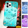 Butterfly Blessed to be called Mom Grandma Nana Mimi Gigi Auntie Personalized phone case SC2312429