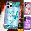 Butterfly Blessed to be called Mom Grandma Nana Mimi Gigi Auntie Personalized phone case SC2312437