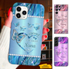 Butterfly Blessed to be called Mom Grandma Nana Mimi Gigi Auntie Personalized phone case SC2312441