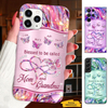 Butterfly Blessed to be called Mom and Grandma Nana Mimi Mom Auntie Personalized Phone Case SC24100821