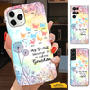 Butterfly Dandelion My greatest blessings called me Grandma Nana Mimi Gigi Auntie Mom Personalized Phone case SC2411053