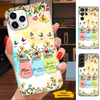 Butterfly Flower Mom Grandma Great Grandma Nana Mimi Gigi Auntie Personalized phone case SC221248